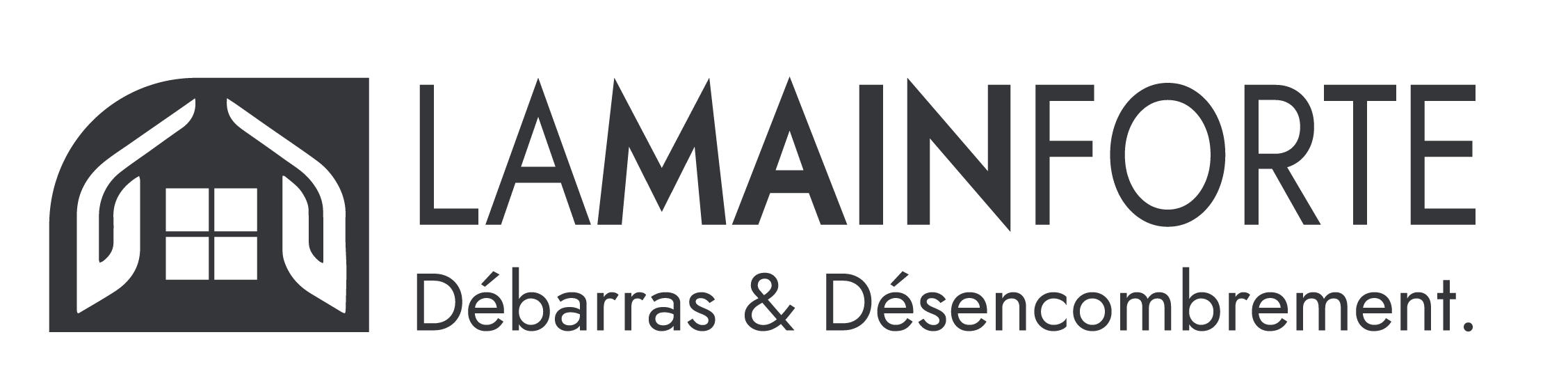 Logo Gris La Main Forte - Entreprise de débarras et désencombrement
